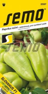 Paprika SLOVANUS F1 velmi raná, sv.zelen