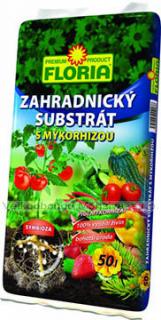 Substrát zahrad.s mykorhizou 50l FLORIA