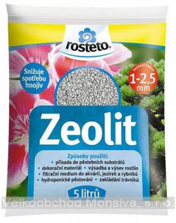 Zeolit Rosteto - 5 litrů (1-2,5 mm)