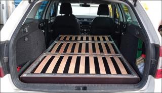 Pronájem spací sestavby - Škoda Octavia 3 combi