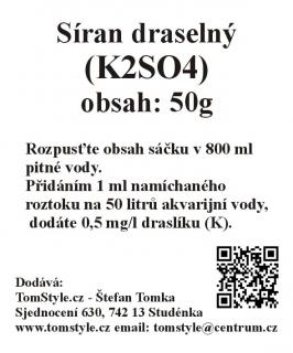 Tomstyle.cz K2SO4 - Síran draselný 50g