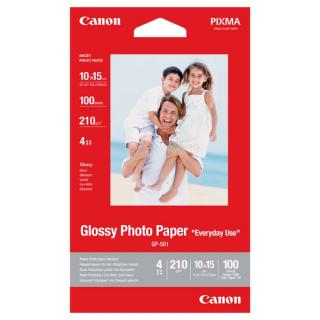 Canon Photo paper Everyday Use, lesklý, 10x15cm, 210 g/m2, 100 ks, GP-501, inkoustový