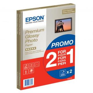 EPSON Premium Glossy Photo Paper, foto papír, lesklý, bílý, A4, 255 g/m2, 30 ks, C13S04216
