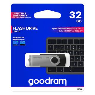 Goodram USB flash disk, 3.0, 32GB, černý,Gooddrive