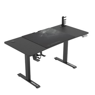 ULTRADESK Herní stůl LEVEL V2, 140x68cm, 72-117cm, elektricky nastavitelná výška, s XXL po