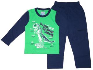 Chlapecké bavlněné pyžamo - Dinosaurus, vel. 98/104