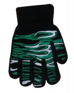 Chlapecké pletené rukavice jednovrstvé, (G31-4) vel. 3 - 8 let