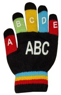 Chlapecké prstové rukavice teplé, (TE31-0), vel. 4 - 9 let