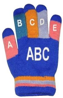 Chlapecké prstové rukavice teplé, (TE31-1), vel. 4 - 9 let