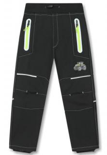 Chlapecké softshellové kalhoty Kugo, (HK1801-0) - Traktor, zateplené,  vel. 110