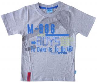 Chlapecké tričko Kugo s nápisem, vel. 110