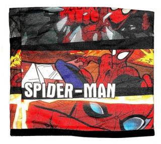 Chlapecký nákrčník - Spiderman, s fleece, vel. 3-8 let