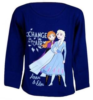 Dívčí bavlněné tričko Frozen - Anna a Elsa, vel. 122