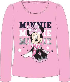 Dívčí bavlněné tričko - Minnie Mouse, vel. 122