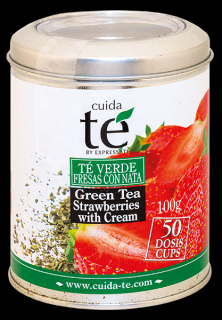 Cuida-te - Zelený čaj Smetanové jahody 100g