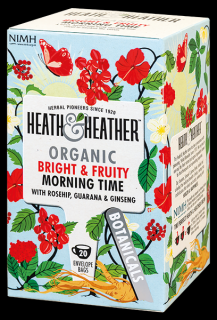 Heath & Heather - BIO čaj ranní Guarana a Ženšen