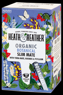 Heath & Heather - BIO čaj Rooibos, zelené Maté a psyllium