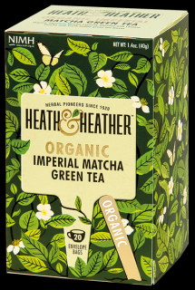 Heath & Heather - BIO čaj Zelený s matchou