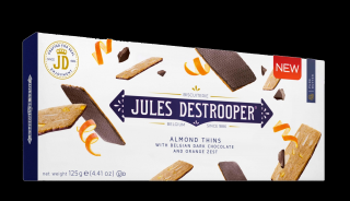 Jules Destrooper Sušenky Pomeranč a hořká čokoláda 125g