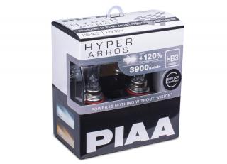 Autožárovky PIAA Hyper Arros 3900K HB3 - o 120 % vyšší svítivost, zvýšený jas