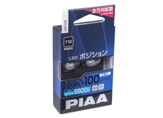 Exkluzivní LED žárovky PIAA s paticí T10, 6600K, 100 lm, cena za pár (2 kusy)
