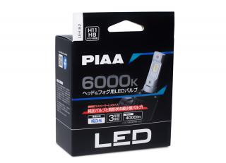 PIAA Gen4 LED náhrady autožárovek H8/H9/H11/H16 se zabudovaným startérem a teplotou 6000K