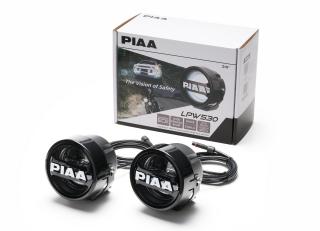 PIAA LPW530 přídavné dálkové kulaté LED světlomety o průměru 89 mm / 3,5", homologace ECE