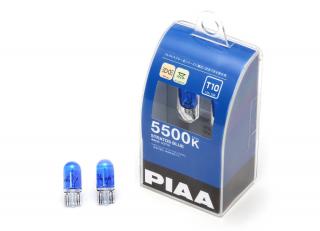 PIAA žárovky Stratos Blue 5500 T10 (W5W), bílé světlo 5500K, cena za pár (2 kusy)