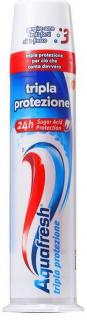 Aquafresh Fresh & Minty Tripple Protection pasta na zuby s dávkovačem 100ml