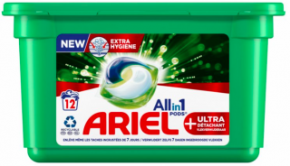 Ariel Pods + Extra Hygiene 3v1 kapsle na praní 12ks
