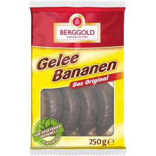 Berggold Banánové želé v hořké čokoládě 250g