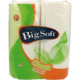 Big Soft 2-vrstvé papírové utěrky 2 role á 50 útržků