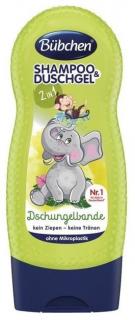 Bübchen Dětský Sprchový gel 2v1 na tělo i vlásky 230ml Jungle Gang