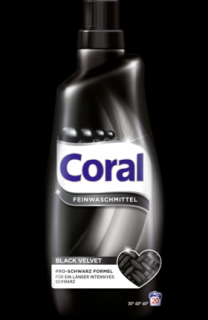 Coral Gel na praní Black Velvet 20 Pracích cyklů