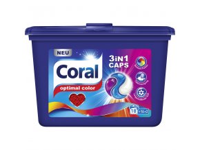 Coral Optimal Color 3v1 kapsle na praní 16 Pracích cyklů