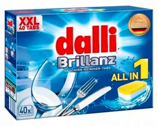 Dalli Brillanz Power All-in-one tablety do myčky 40ks