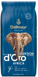 Dallmayr Crema d'Oro Africa Prémiová Zrnková káva 1 kg - Originál z Německa