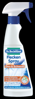 Dr. Beckmann Speciální Odstraňovač skvrn od potu a deodorantu s aktivním odstraňovačem zápachu ve spreji 250ml