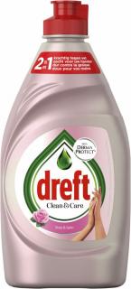 Dreft Clean & Care prostředek na mytí nádobí 383ml