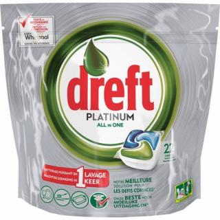 Dreft Platinum All in One gelové kapsle do myčky 23 ks