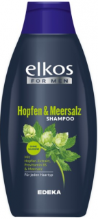 Elkos Men Intense pečující šampon s výtažkem chmelu a obsahem Provitaminu B5 500ml