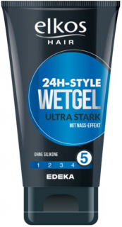 Elkos WET Styling gel na vlasy s efektem mokrých vlasů ultra silný 150ml