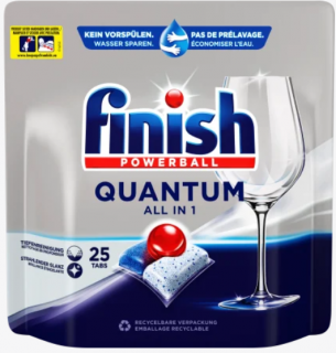 Finish Powerball Quantum Tablety do myčky All-in-One 25 ks