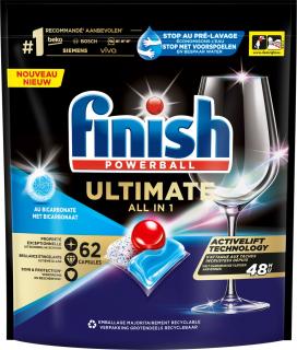 Finish Powerball Quantum Ultimate Bicarbonate XXL Tablety do myčky All-in-One 62 ks