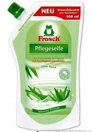 Frosch tekuté mýdlo Aloe Vera náhradní náplň 500ml - BIO