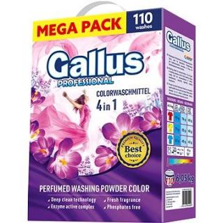 Gallus Professional 4v1 Color Prášek na praní barevného prádla XXL 110 Pracích cyklů