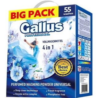 Gallus Professional 4v1 Universal Prášek na praní bílého a barevného prádla XL 55 Pracích cyklů