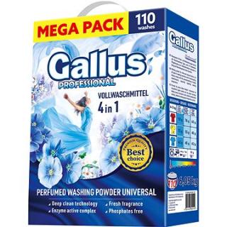 Gallus Professional 4v1 Universal Prášek na praní bílého a barevného prádla XXL 110 Pracích cyklů
