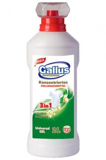 Gallus Professional Universal Gel na praní bílého a barevného prádla 57 Pracích cyklů