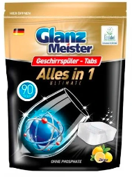 Glanz Meister Ultimate Tablety do myčky All in ONE 90ks